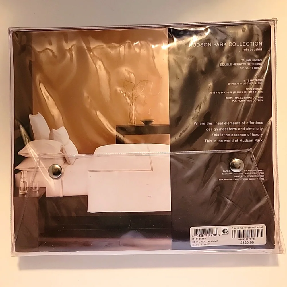HUDSON PARK COLLECTION... (Twin bedskirt)